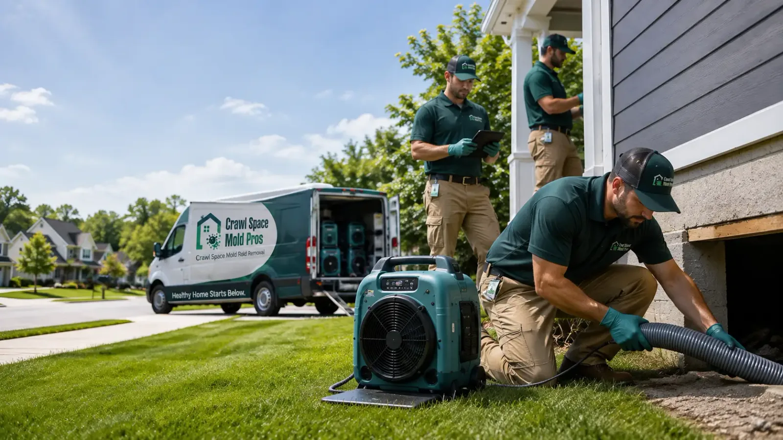 Crawl Space Mold Removal in Mauston, WI